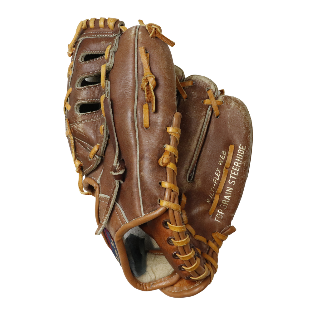 Vintage Spalding Top Grain Steerhide Baseball Glove Size One Size